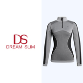 新升级压缩衣 半高领户外健身运动上衣 收腹紧身显瘦瑜伽服长袖