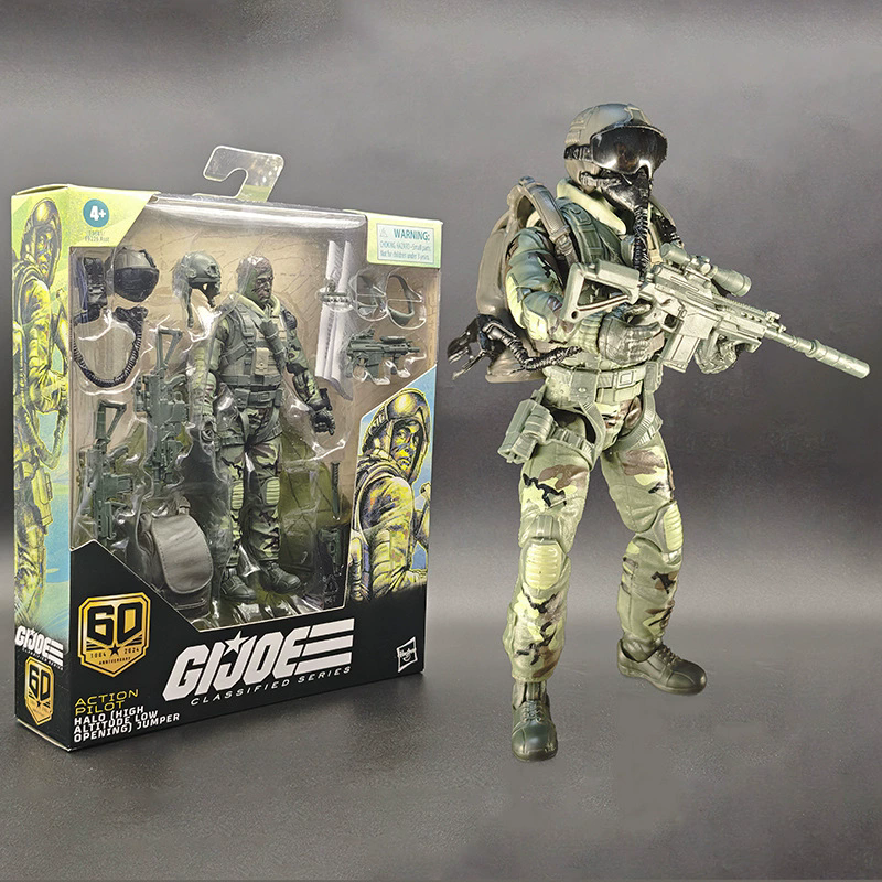 正版特种部队60周年纪念版特种兵狙击手空降兵6寸可动人偶手办