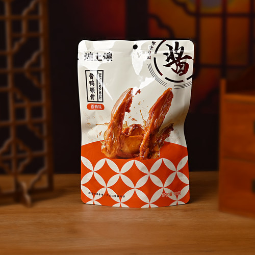 煌上煌香辣酱鸭锁骨78g休闲零食