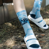 STANCE鲨鱼周SHARK WEEK联名款 556休闲袜男女中筒袜子棉吸汗透气
