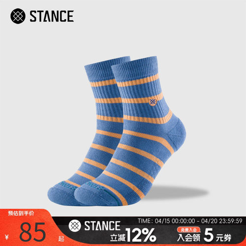 STANCE男袜女袜新款运动短袜子跑步健身训练袜舒适透气短帮休闲