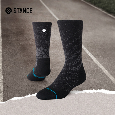 STANCE斯坦斯跑步PB袜418反光夜跑袜男女运动袜透气中筒跑步袜子