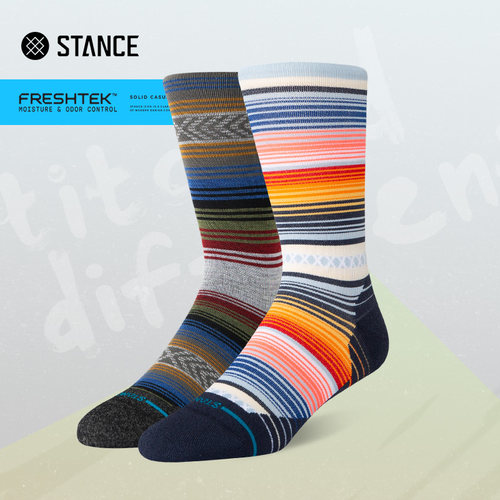 STANCE潮牌中筒运动袜