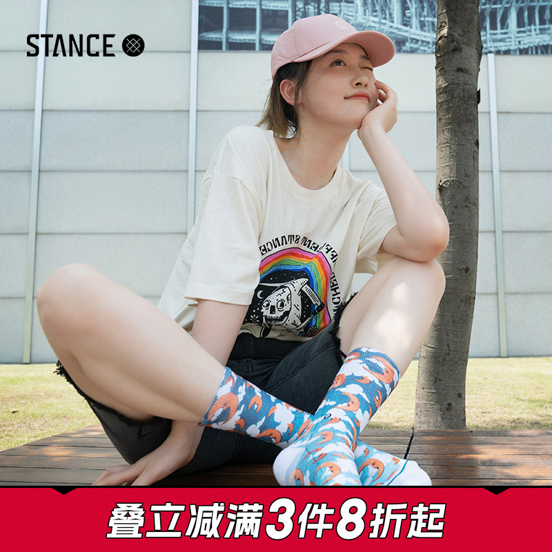 透气吸汗袜子STANCE中筒