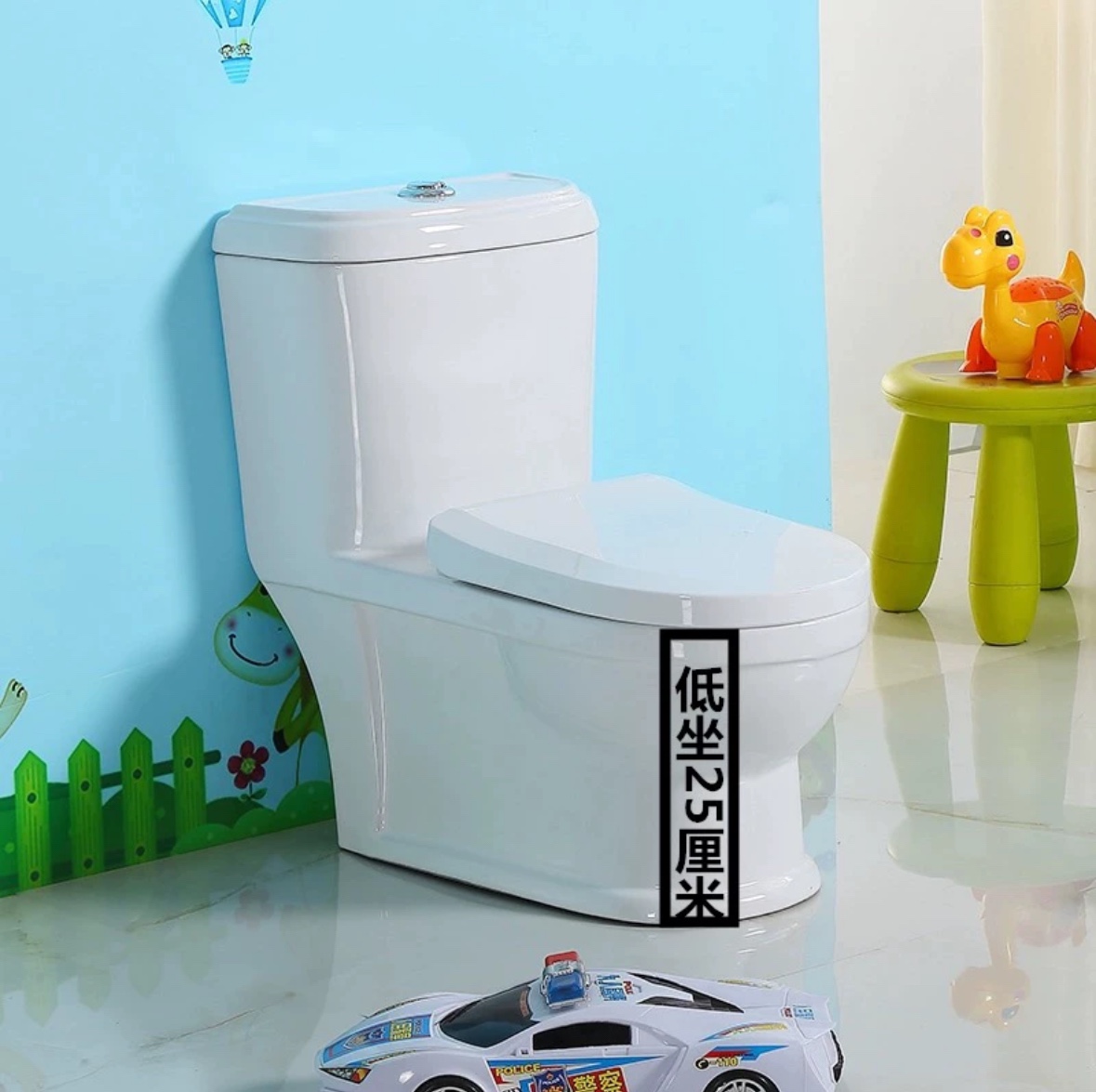 幼儿园陶瓷工程卡通风宝宝马桶
