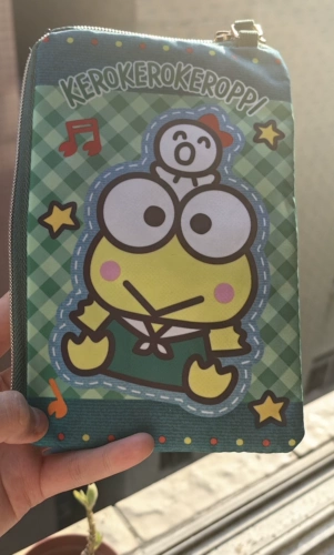 Зеленая сумка через плечо, сенсорный милый картхолдер, сенсорный экран