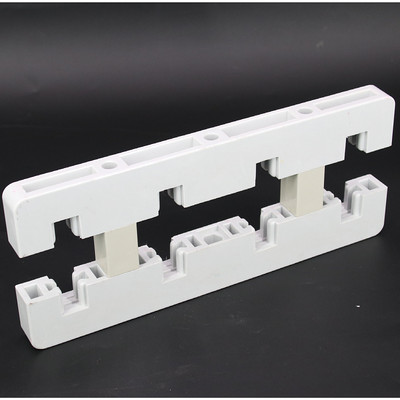 白色母线框 310L 375L 400L 460L 四相铜排绝缘固定框 支架