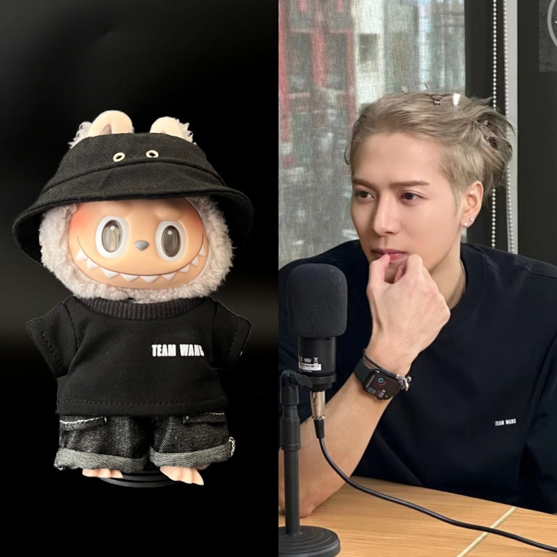 labubu娃衣王嘉尔同款T恤衣服
