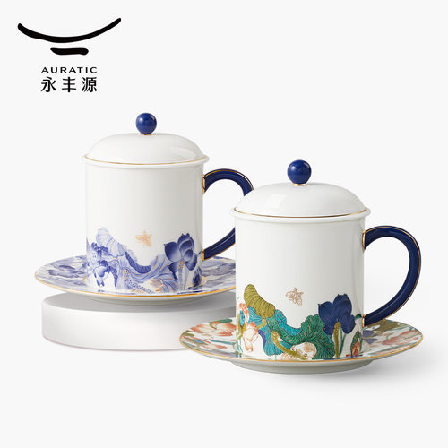 永丰源幸福和鸣陶瓷盖杯礼盒