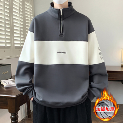 不起球不褪色不缩水加绒加厚卫衣