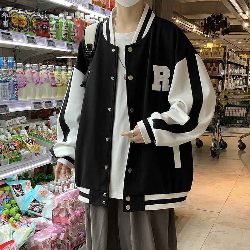 不起球不褪色新款棒球服夹克外套