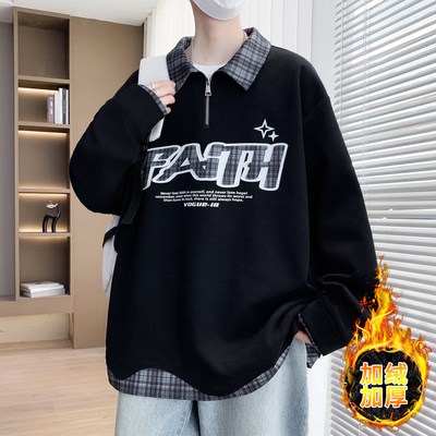 不起球不褪色不缩水加绒加厚卫衣