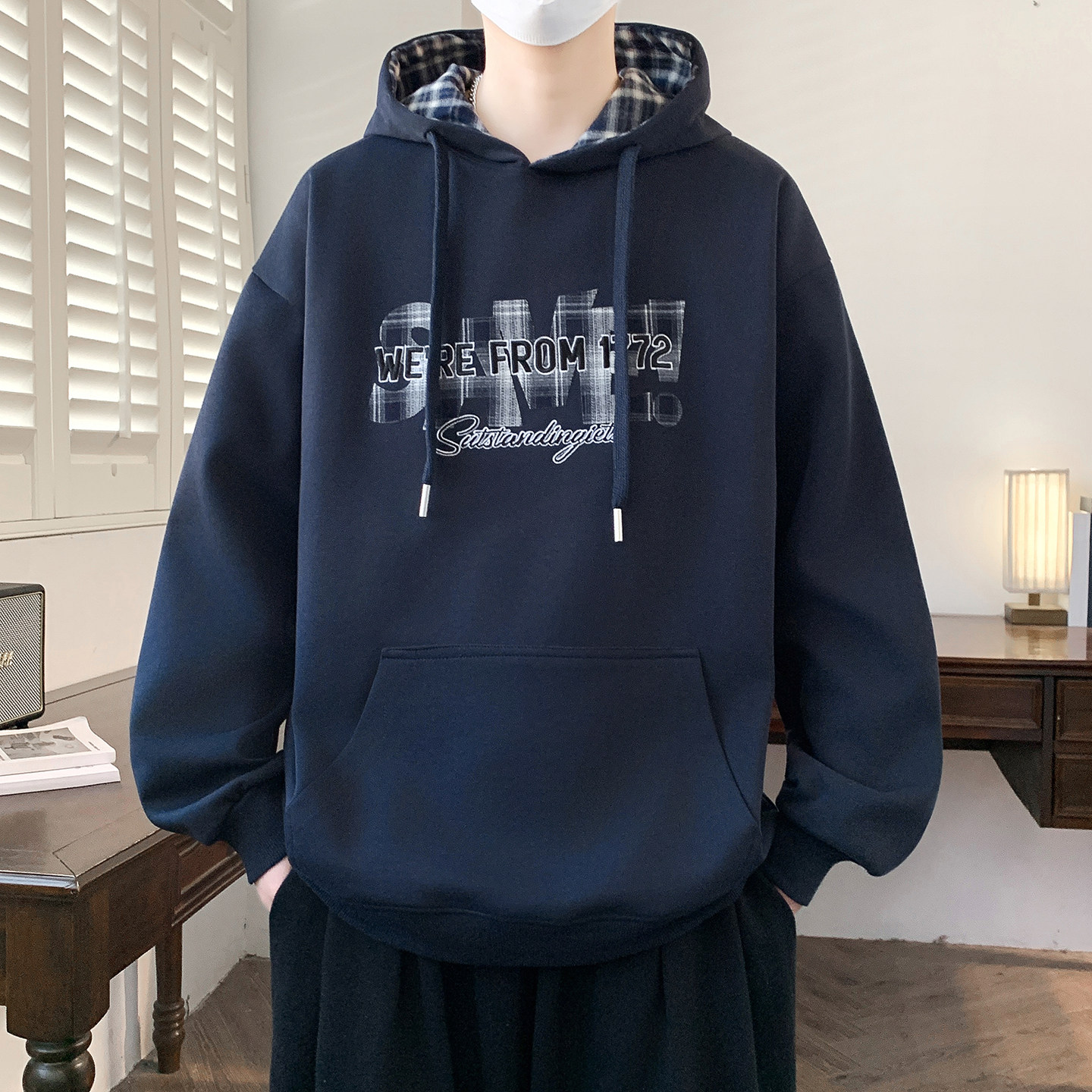 春秋款连帽卫衣男孩初中高中学生休闲外套青少年大童帅气套头上衣,男装,卫衣,淘宝优惠券,粉丝福利购,淘宝优惠卷