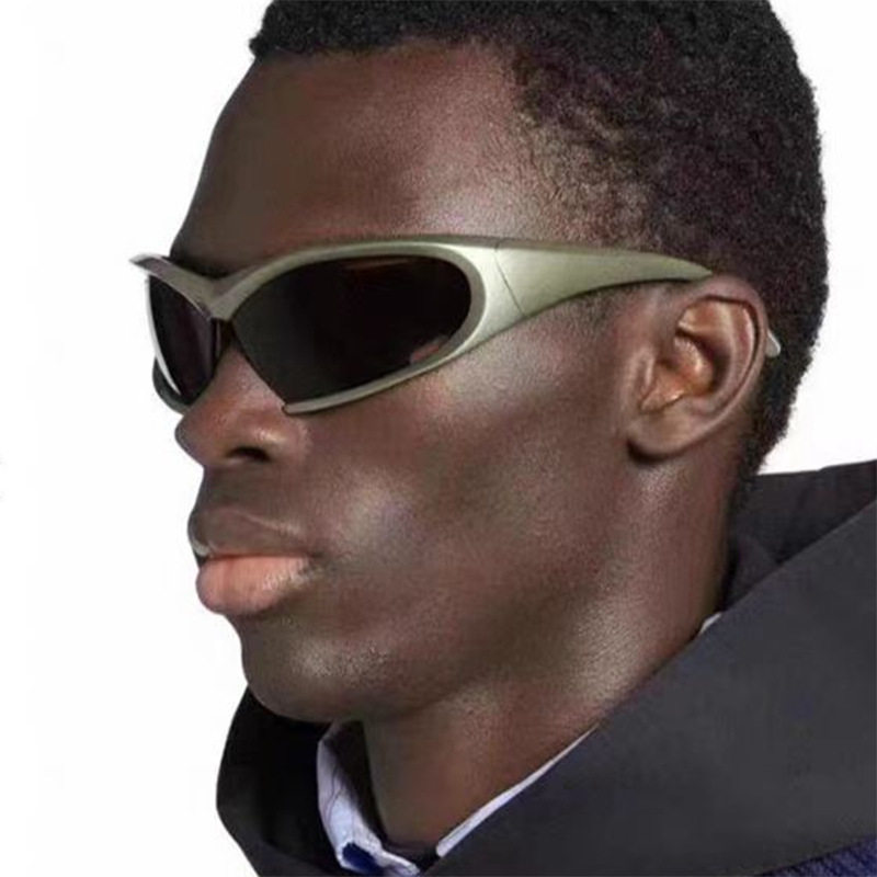 新品运动太阳镜户外骑行眼镜镂空墨镜INS风欧美个性跑步爬山墨镜