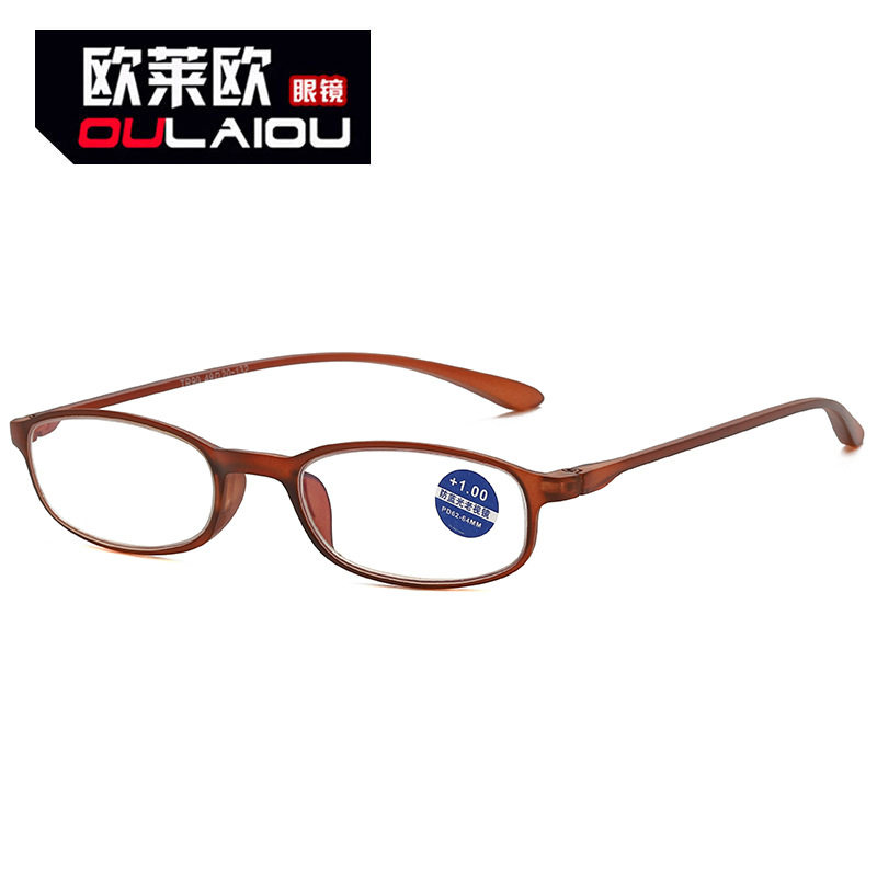 防蓝光2028防蓝光老花镜女时尚 高清老花眼镜 树脂仿tr90老人眼睛