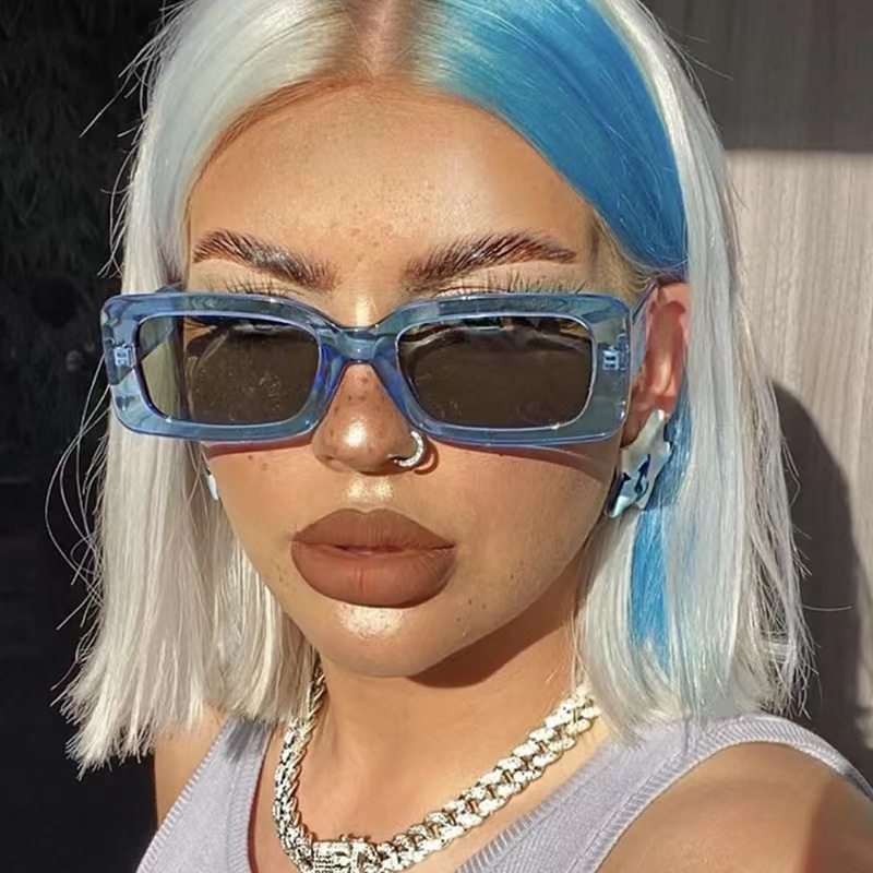 复古小方框欧美跨境女士太阳眼镜墨镜sunglasses新款太阳镜男