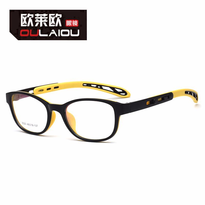 欧莱欧8020韩版眼镜框儿童2025新款tr90硅胶近视眼镜架伸缩男女孩