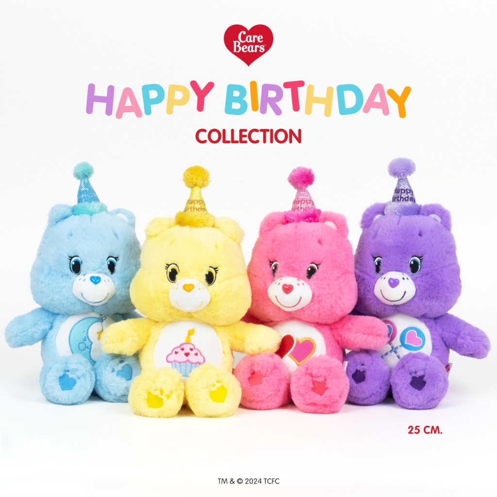 泰国正版 carebear彩虹熊限量版生日礼物毛绒玩偶 玩具/童车/益智/积木/模型 毛绒/玩偶/公仔/布艺类玩具 原图主图