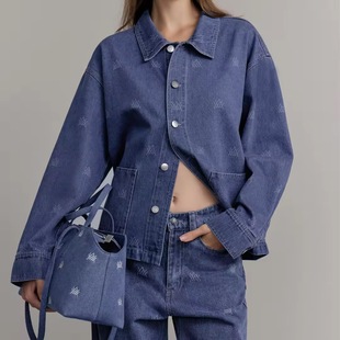 新款 wacay25年秋季 logo设计牛仔外套 现货 泰国潮牌