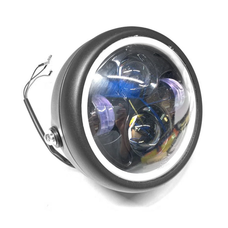 BENDA 250 400 헤드라이트 수정에 적합 LONGJIA VKA 250 HARLEY 883 오토바이 LED 헤드라이트 어셈블리