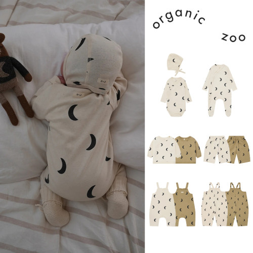 OrganicZoo婴幼儿印花背带裤