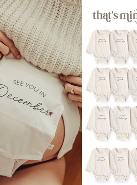 That's Mine新款新生儿包屁衣纯有机棉月份宝宝打底新生儿礼物