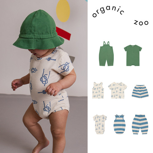 OrganicZoo短袖连体衣包屁衣