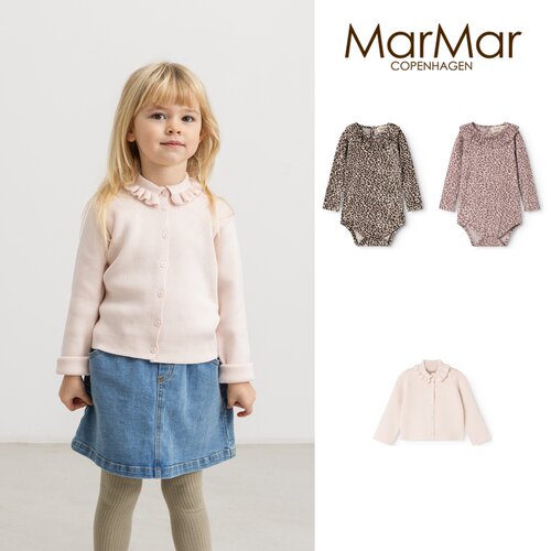 MarMar婴幼儿豹纹印花长袖包屁衣