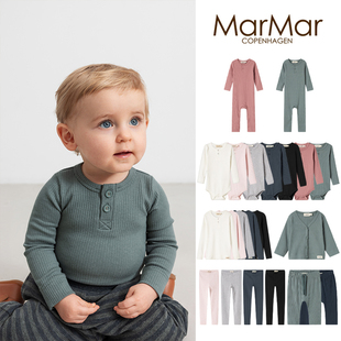 包屁衣爬服连体衣开扣上衣100款 婴幼儿童长袖 AW25新款 丹麦MarMar