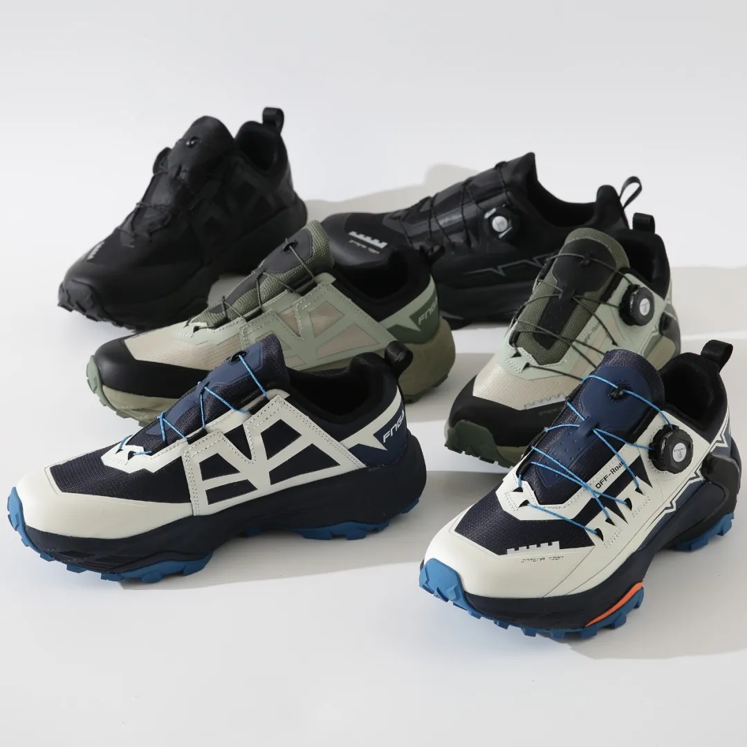 科技旋转扣!源2000+透气网面+MD缓震大底男士户外休闲徒步运动鞋