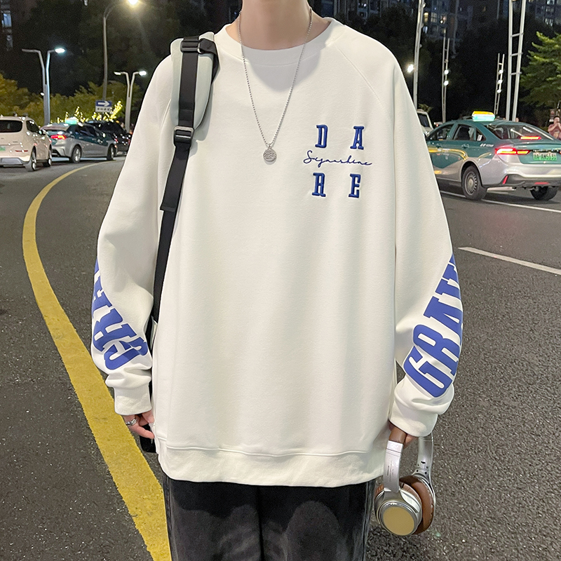 赠送运费险丨轻松穿出高级感一键get秋季休闲百搭潮牌韩版卫衣男