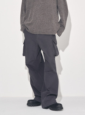 HUNTINGOLD立体剪裁宽松休闲baggy口袋工装裤百搭休闲裤阔腿1533