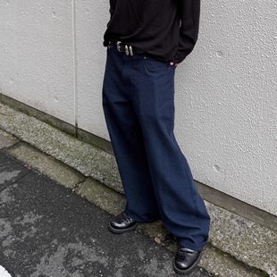 意大利亚麻丹宁休闲直筒工装裤 HUNTINGOLD 1533