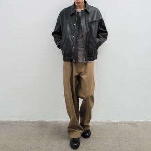 意大利亚麻棉休闲直筒水洗工装裤 HUNTINGOLD 1533