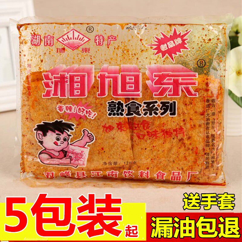 大包装88g麻辣片辣条湖南双峰特产湘旭东香辣豆皮儿时怀旧零食