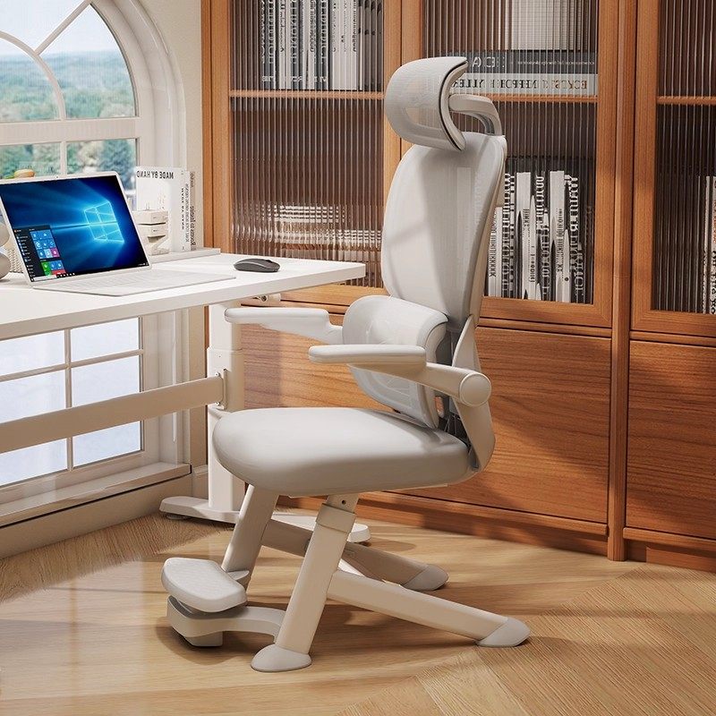 爱果乐青少年学习椅子家用靠背舒服久坐办公椅宿舍人体工学电脑椅