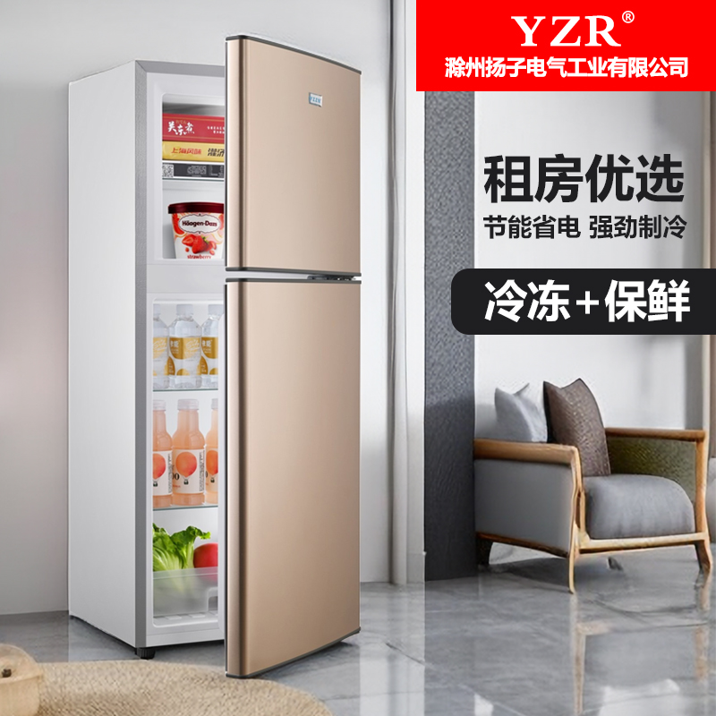 小户型一级能效冰箱家用小型租房宿舍用双门冷藏冷冻一米二三人用