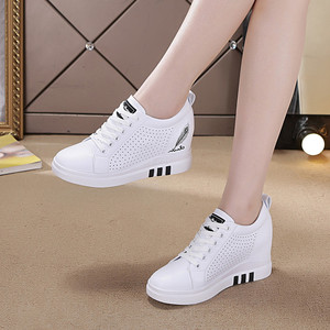 厚底内增高女鞋小白鞋2026春夏新款休闲鞋百搭韩版运动旅游鞋女潮