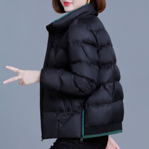 妈妈韩版羽绒棉服女2023年新款减龄立领棉衣大码洋气宽松短款外套