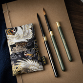 PT555 口袋笔 升级版 竹羽堂 小银管 旅行笔 便携笔 水彩画笔