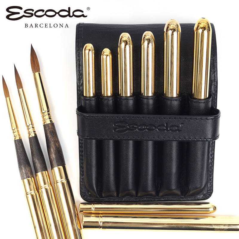 西班牙制造笔皇雄性圆头貂毛