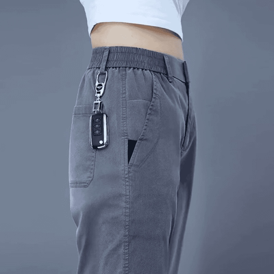 莱赛尔天丝休闲裤男士2026夏薄款