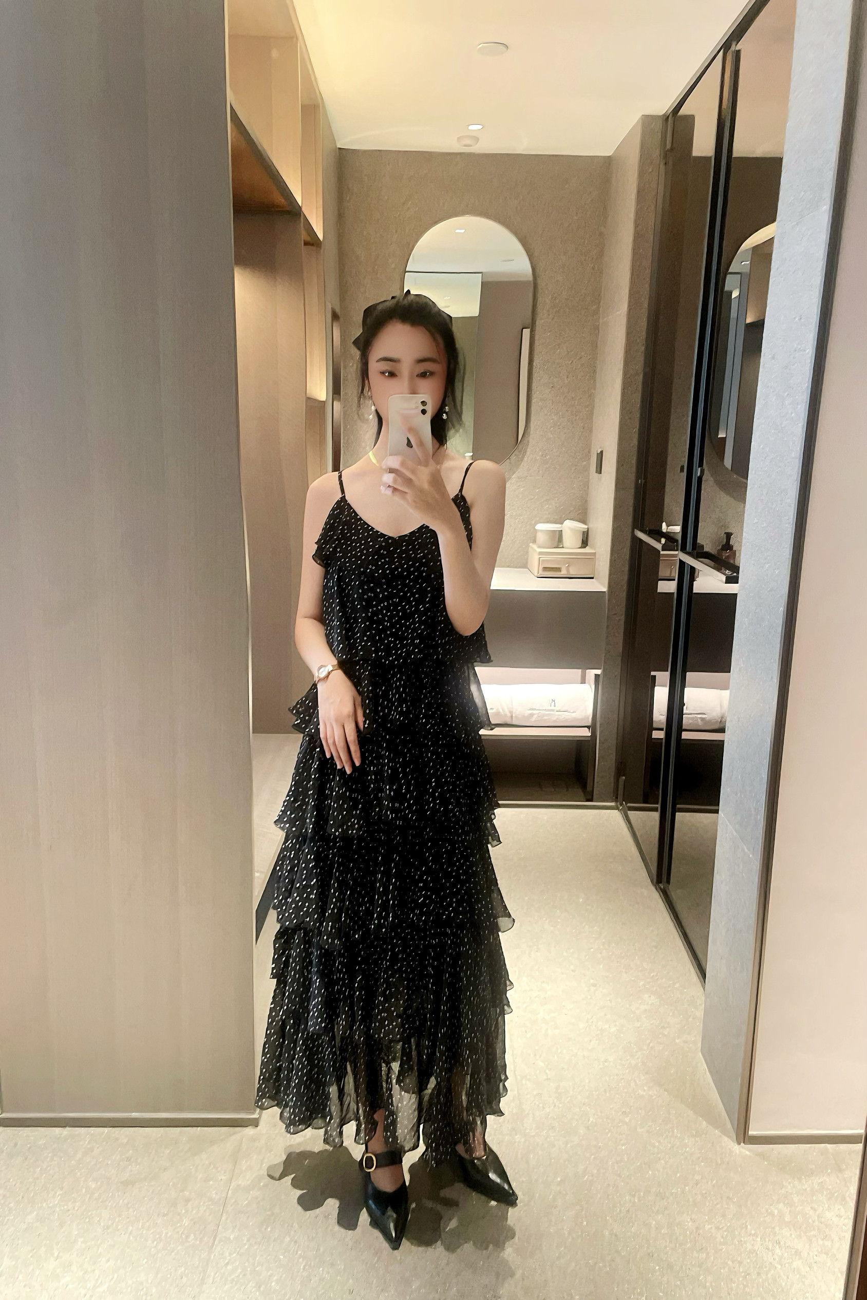 中长款连衣裙女复古2025夏季连衣裙