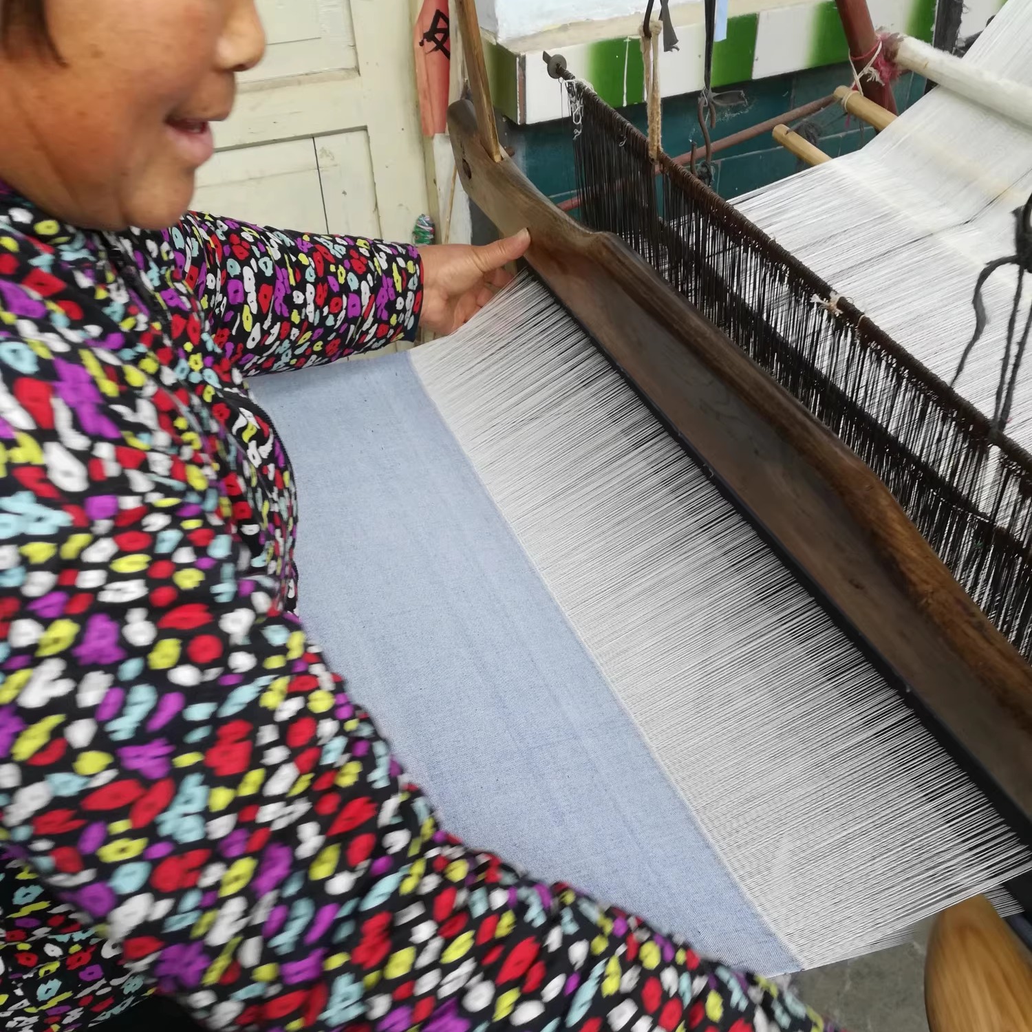 手织纯棉老粗布枕套枕巾定做双人枕记忆枕婴儿单人双人优质全棉