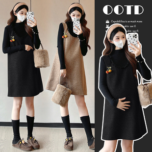 小香风宽松大码 2025秋冬新品 背心裙两件套 现 新品