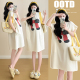 2026春夏孕妇装 中长款 新款 短袖 T恤裙休闲宽松连衣裙潮妈 大码