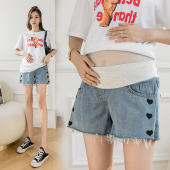 外穿准妈妈牛仔裤 女夏款 大码 孕妇短裤 子百搭阔腿裤 薄款 孕妇裤 夏季