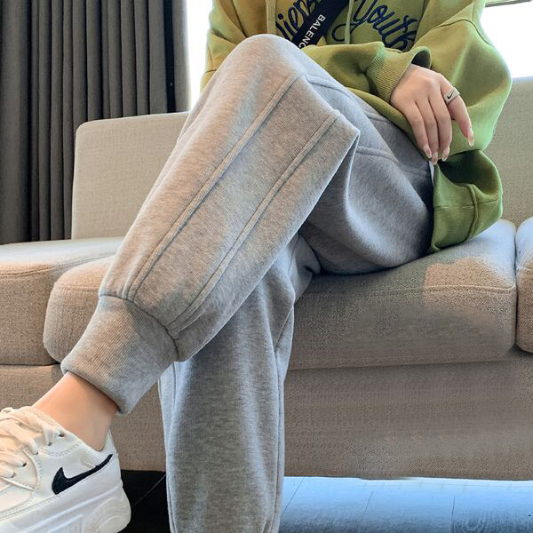 孕妇裤子春秋季外穿卫衣裤束脚哈伦休闲运动打底长裤孕妇装秋冬装