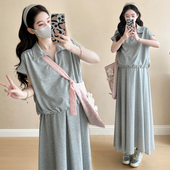 设计感休闲宽松孕妇套装 新品 夏季 2026