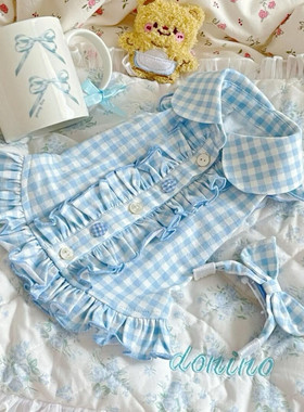 新款宠物衣服狗狗衣服猫咪衣服夏季小型犬泰迪比熊幼犬两脚卫衣短